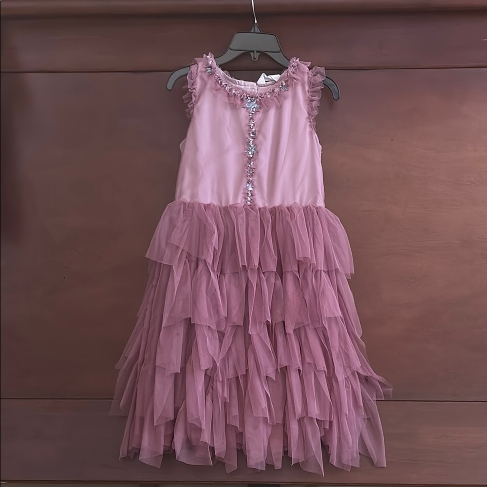 Pink Ruffled Sleeveless Dress - H&M